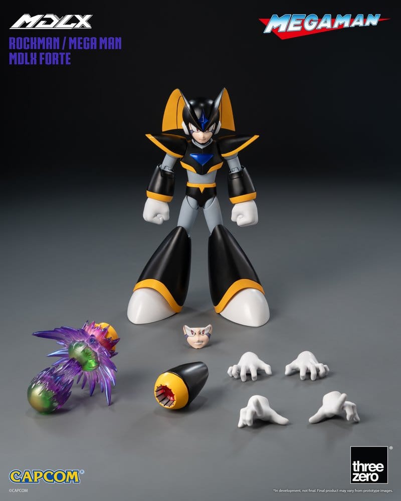 Mega Man MDLX Action Figure Rockman / Mega Man Forte 10 cm