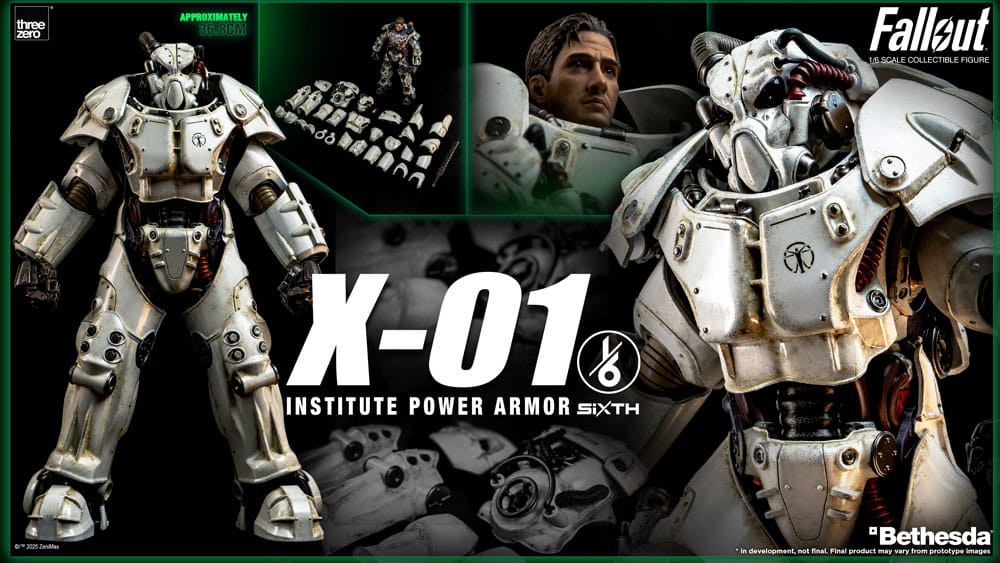 Fallout FigZero Action Figure 1/6 X-01 Institute Power Armor 37 cm