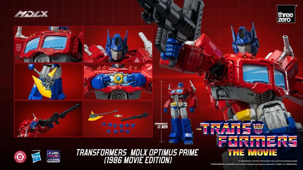 Transformers MDLX Action Figure Optimus Prime (1986 Movie Edition) 18 cm
