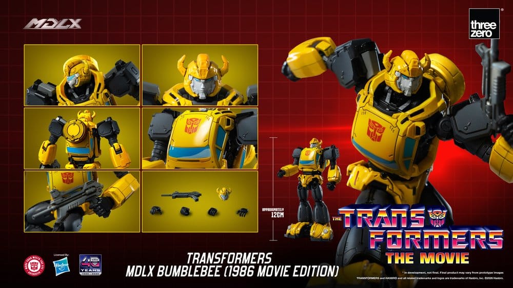 Transformers MDLX Action Figure Bumblebee (1986 Movie Edition) 12 cm