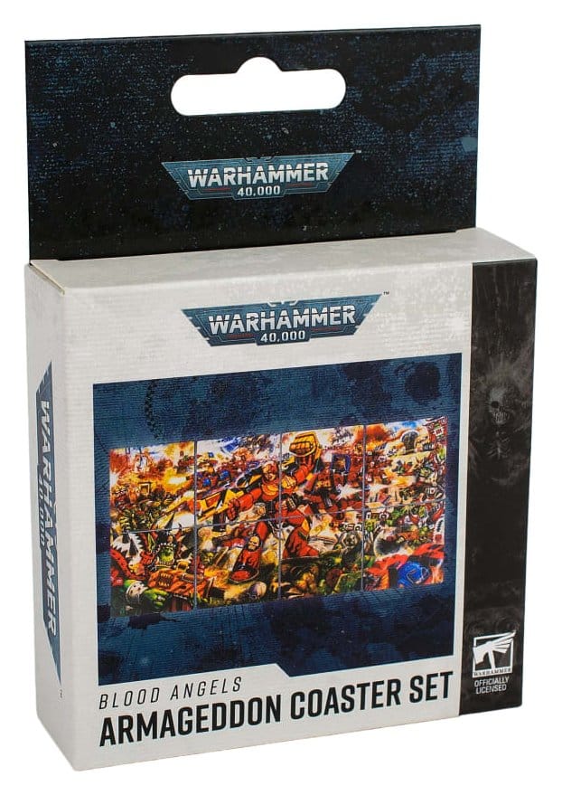Warhammer 40,000 Coaster Set Blood Angels Armageddon 15 cm