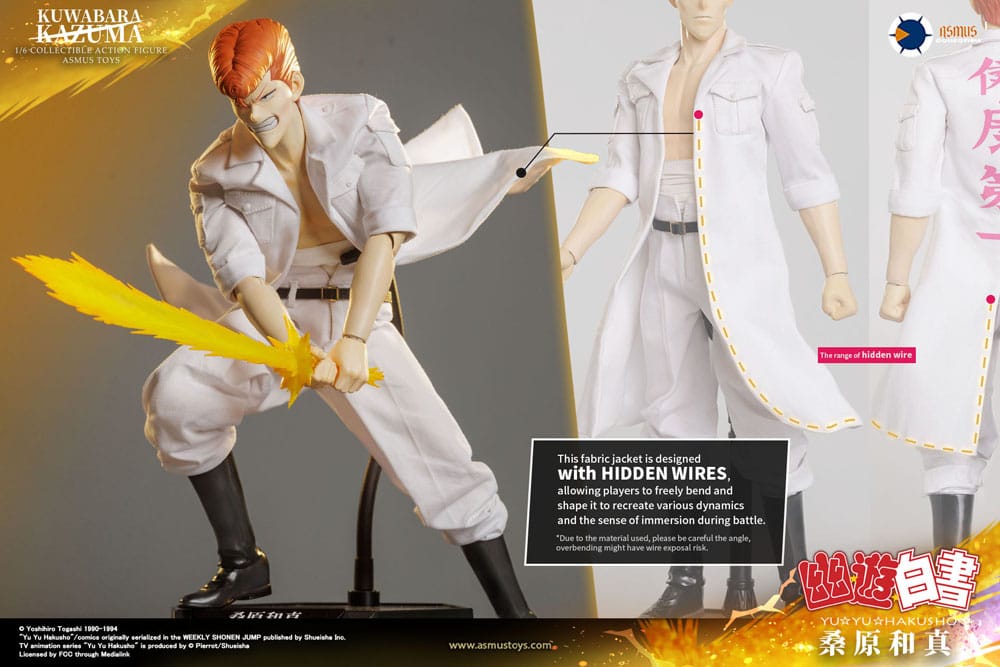 Yu Yu Hakusho Kazuma Kuwabara 30 cm 1/6 Action Figure