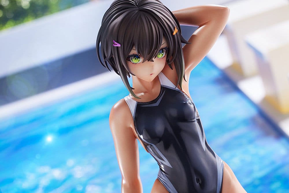 Arms Note PVC Figure 1/7 Buchou-chan of the Swimming Club 22 cm (re-run)