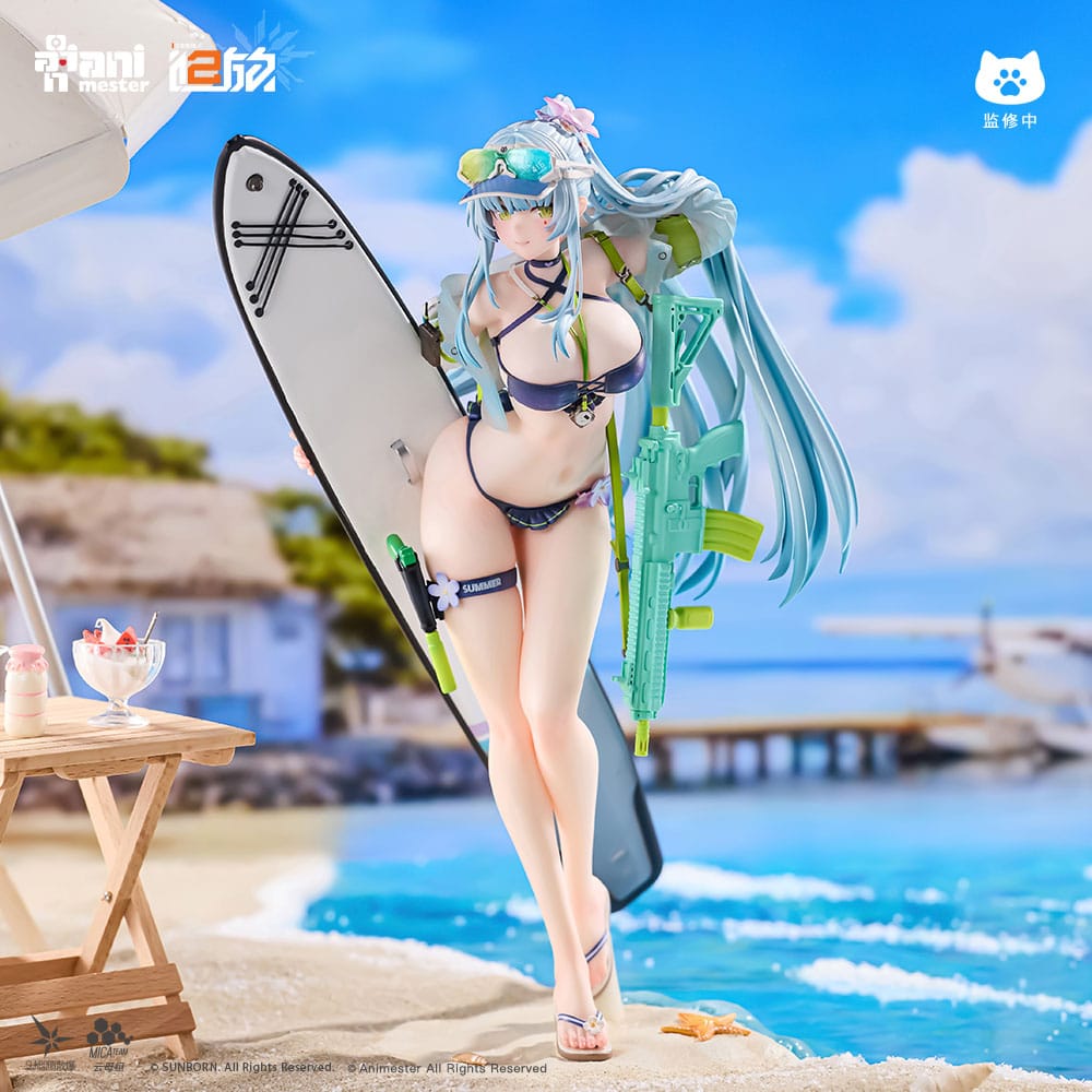 Girls' Frontline 2: Exilium Statue 1/7 HK416 Cerulean Breaker 24 cm