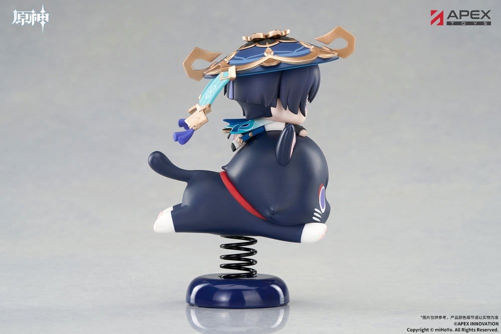 Genshin Impact Chibi Chara Yurayura Stand PVC Figure Wanderer 11 cm