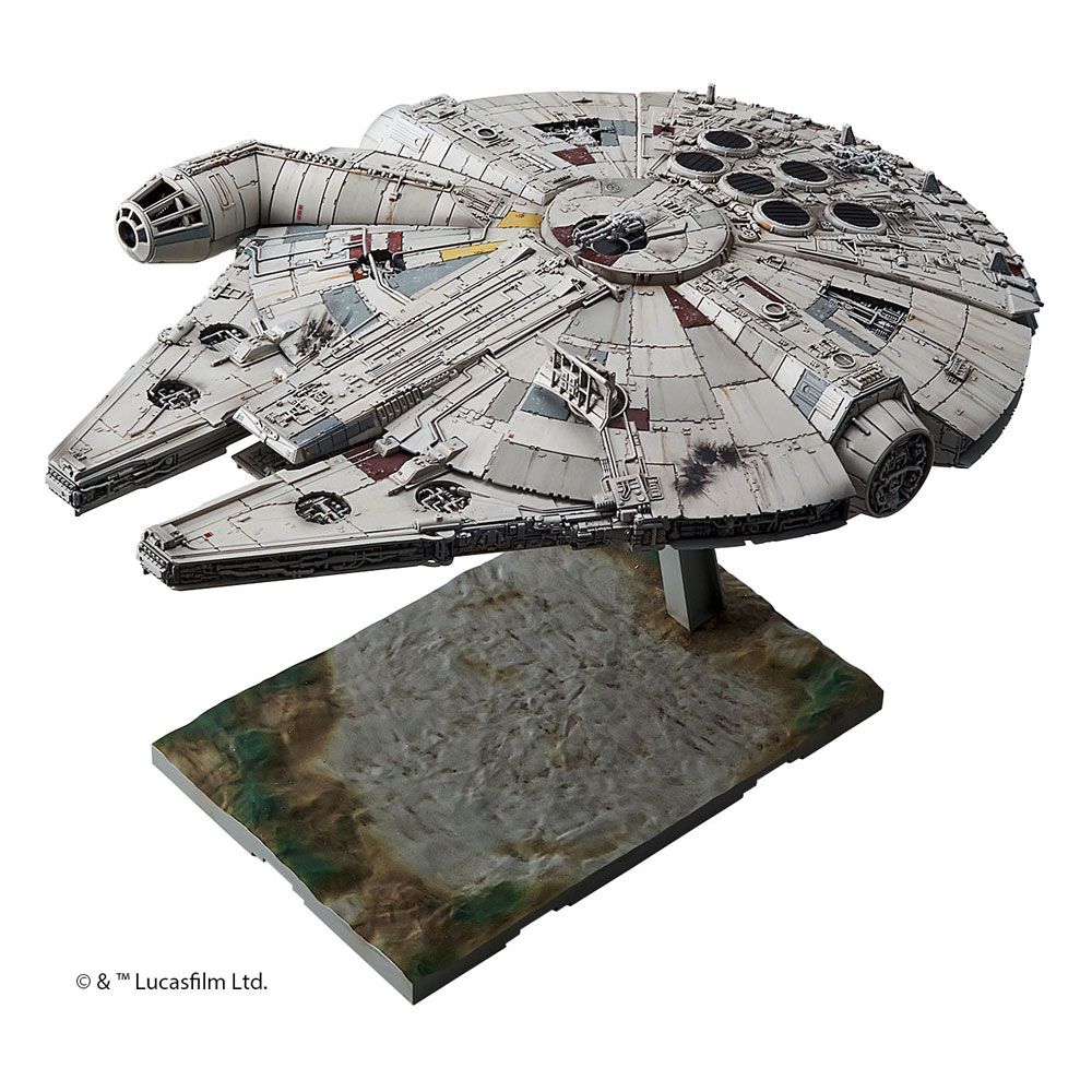 Star Wars Episode VII Millennium Falcon 1/144 Scale Model Kit
