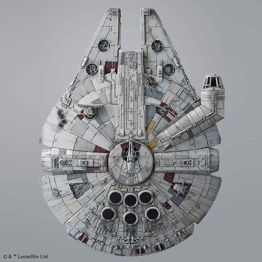 Star Wars Episode VII Millennium Falcon 1/144 Scale Model Kit