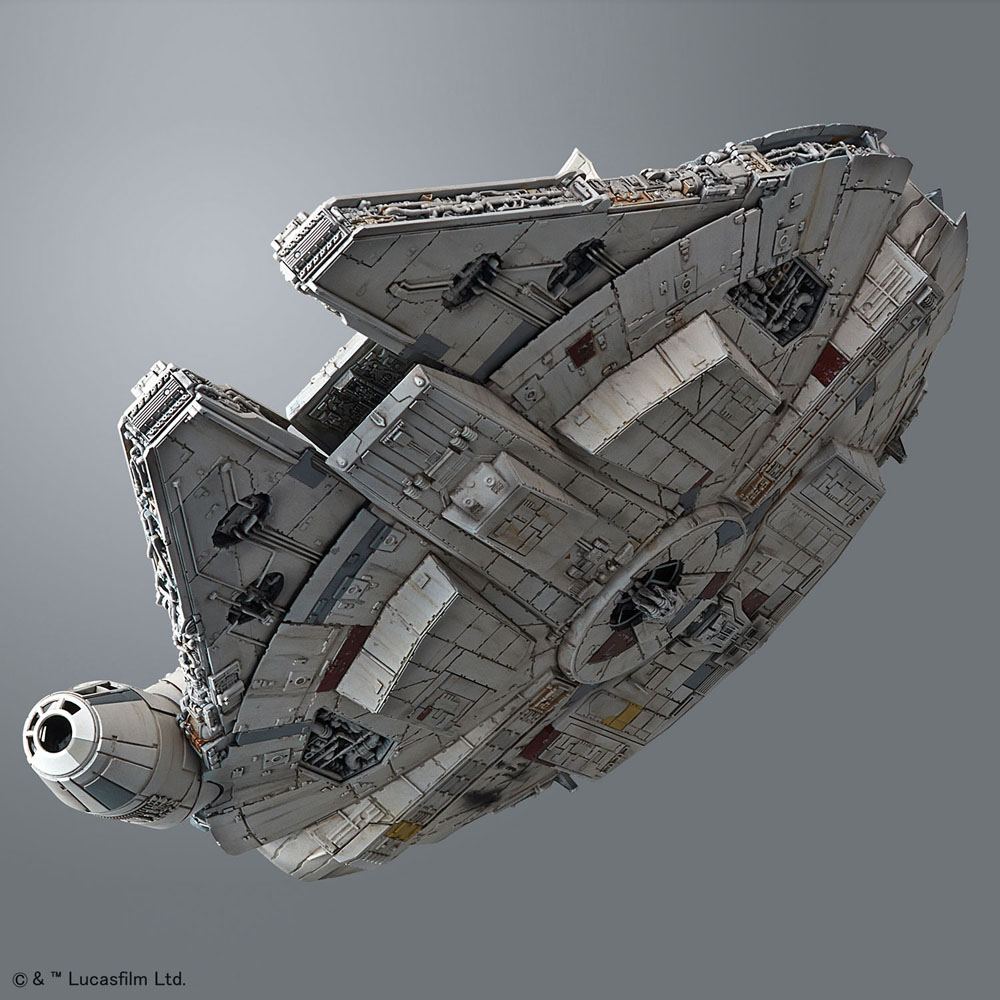 Star Wars Episode VII Millennium Falcon 1/144 Scale Model Kit