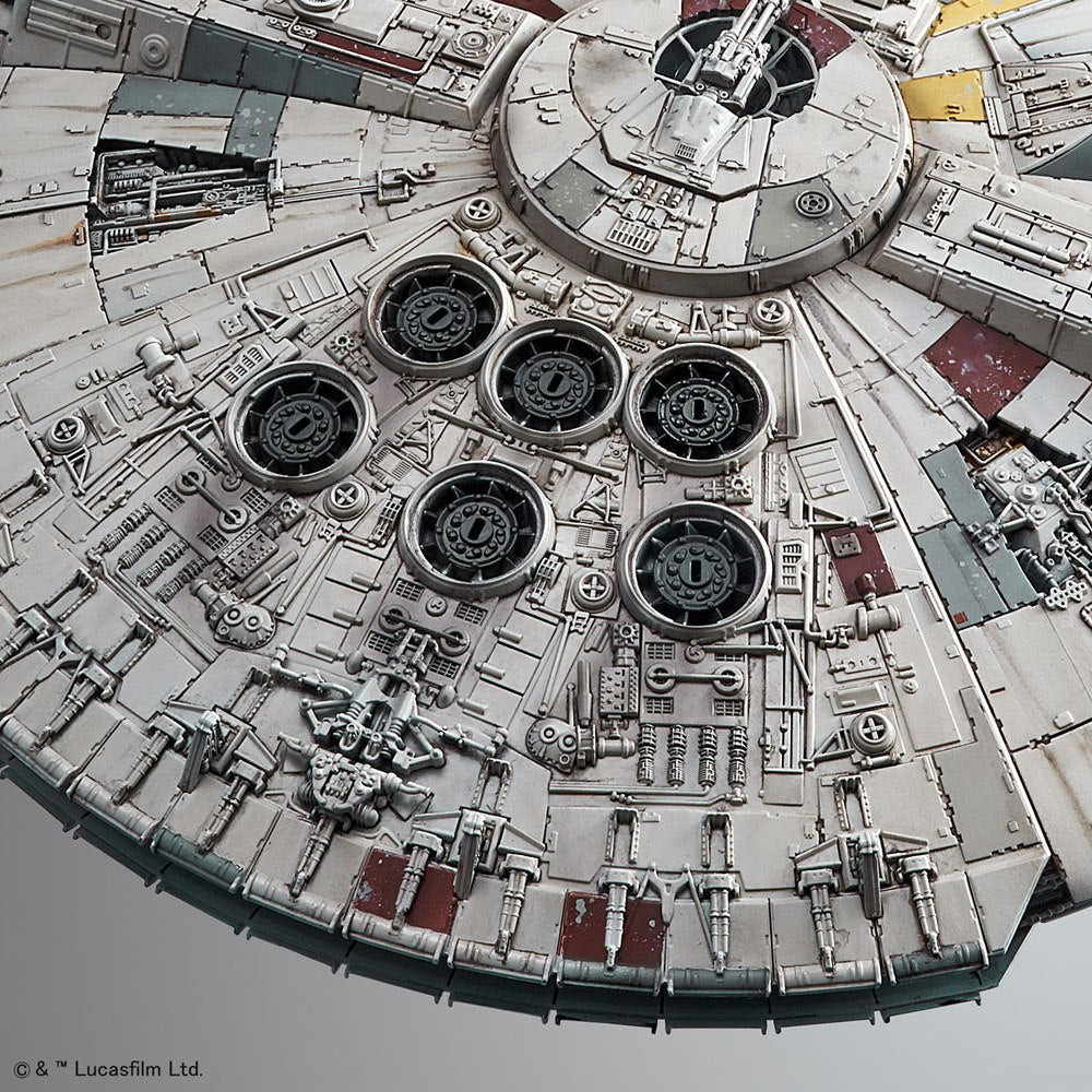 Star Wars Episode VII Millennium Falcon 1/144 Scale Model Kit