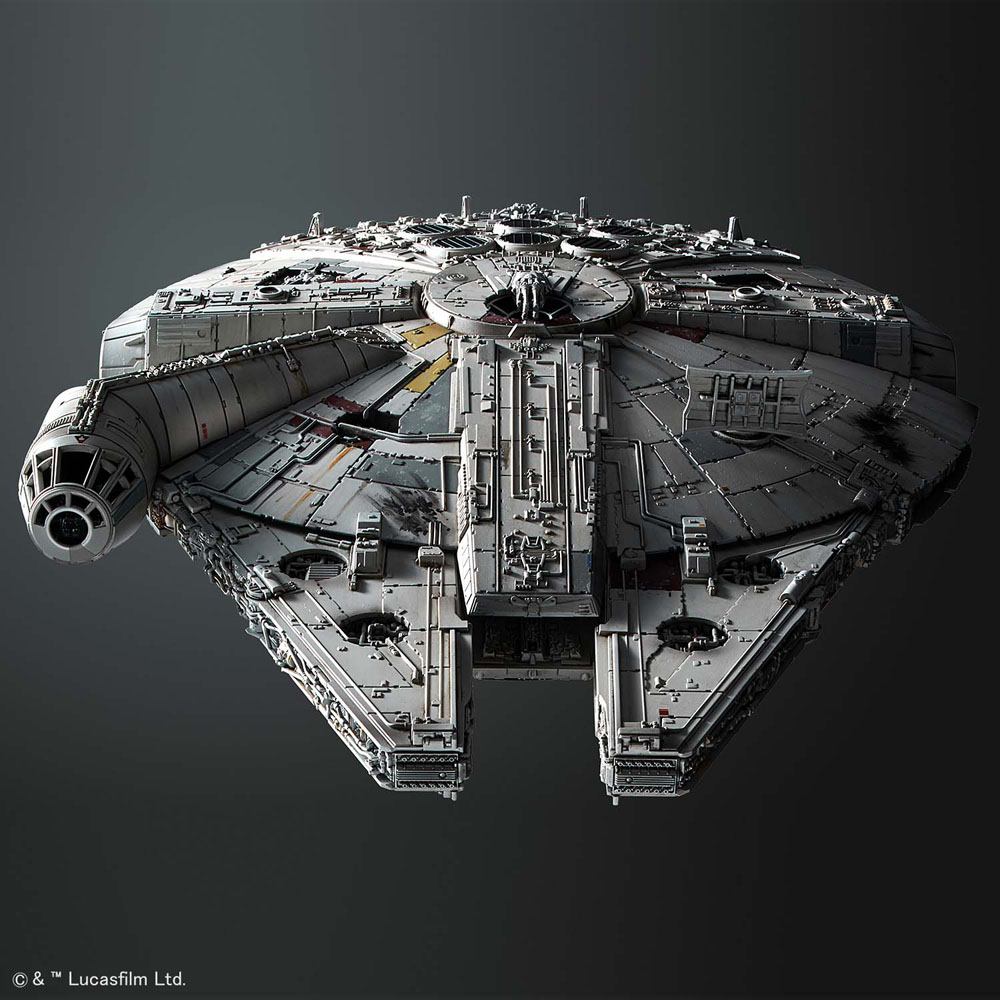 Star Wars Episode VII Millennium Falcon 1/144 Scale Model Kit