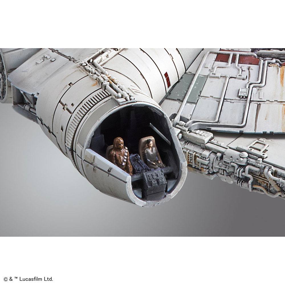 Star Wars Episode VII Millennium Falcon 1/144 Scale Model Kit