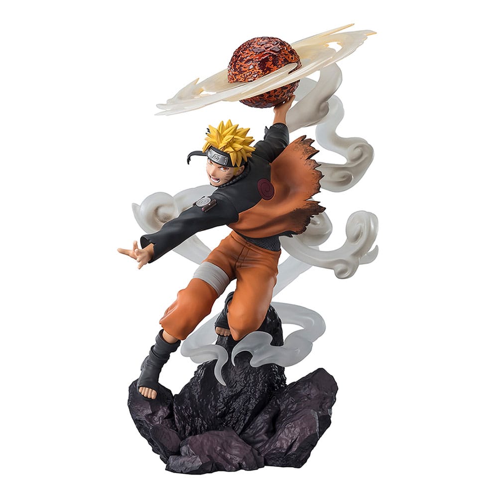 Naruto Shippuden Naruto Uzumaki Sage Art Lava Release Rasenshuriken 24cm Figuarts Zero Extra Battle PVC Statue