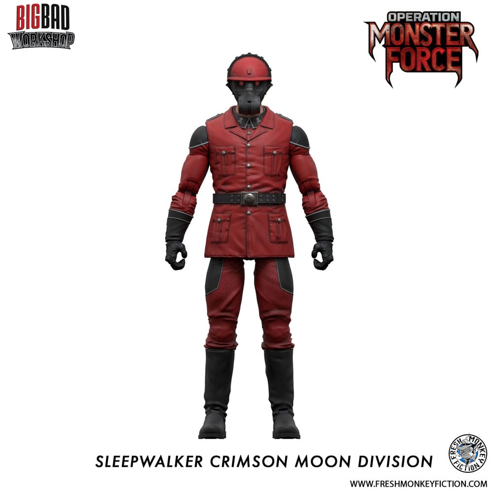 Operation: Monster Force Sleepwalker Crimson Moon Division 15 cm 1/12 Action Figure