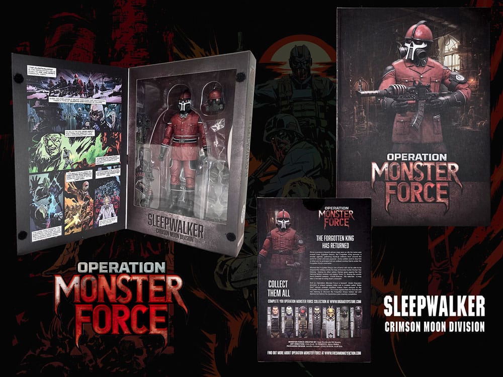 Operation: Monster Force Sleepwalker Crimson Moon Division 15 cm 1/12 Action Figure
