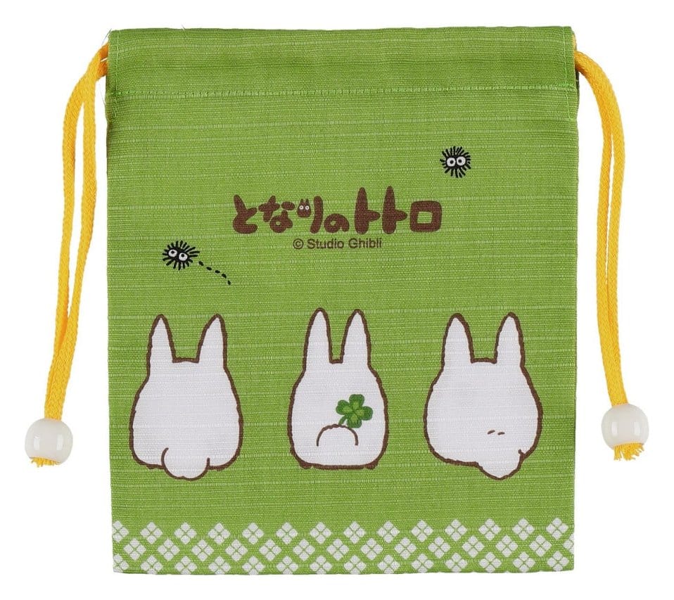 My Neighbor Totoro Cloth Bag Small Totoro Green