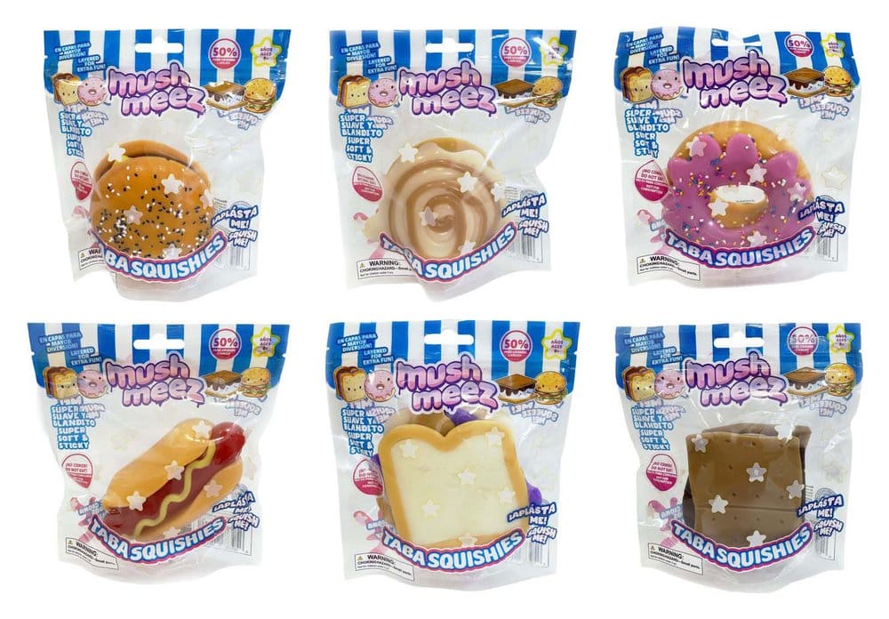 Mushmeez Squeeze Figures Core Taba 18 cm Display (24)