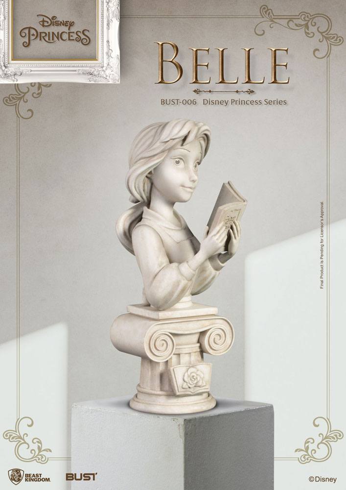 Disney Belle 15cm Princess Series PVC Bust
