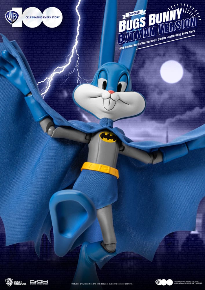 Warner Brothers Bugs Bunny Batman Version 100th Anniversary of Warner Bros. Studios Dynamic 8ction 1/9 scale Action Figure