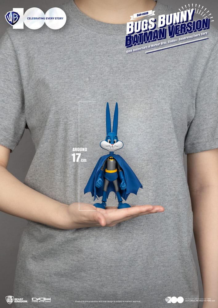 Warner Brothers Bugs Bunny Batman Version 100th Anniversary of Warner Bros. Studios Dynamic 8ction 1/9 scale Action Figure