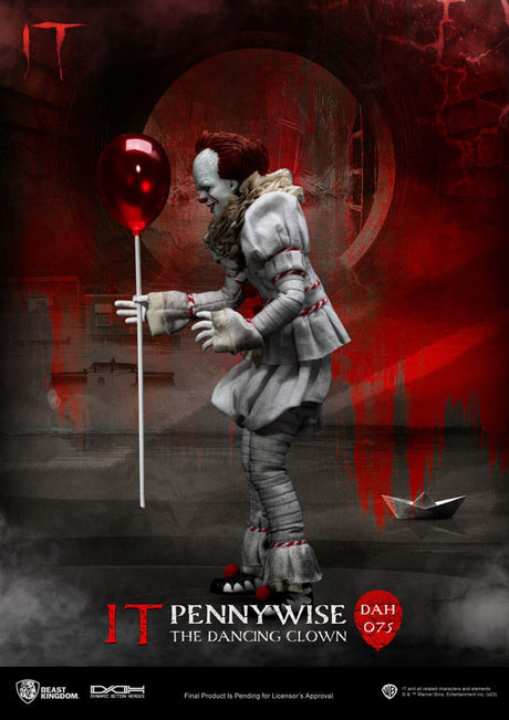 Stephen Kings It Pennywise 21cm 1/9 scale Dynamic 8ction Heroes Action Figure