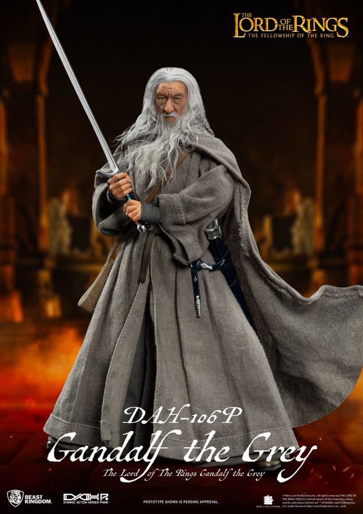 Lord of the Rings Dynamic 8ction Heroes Gandalf the Grey 21 cm 1/9 Action Figure