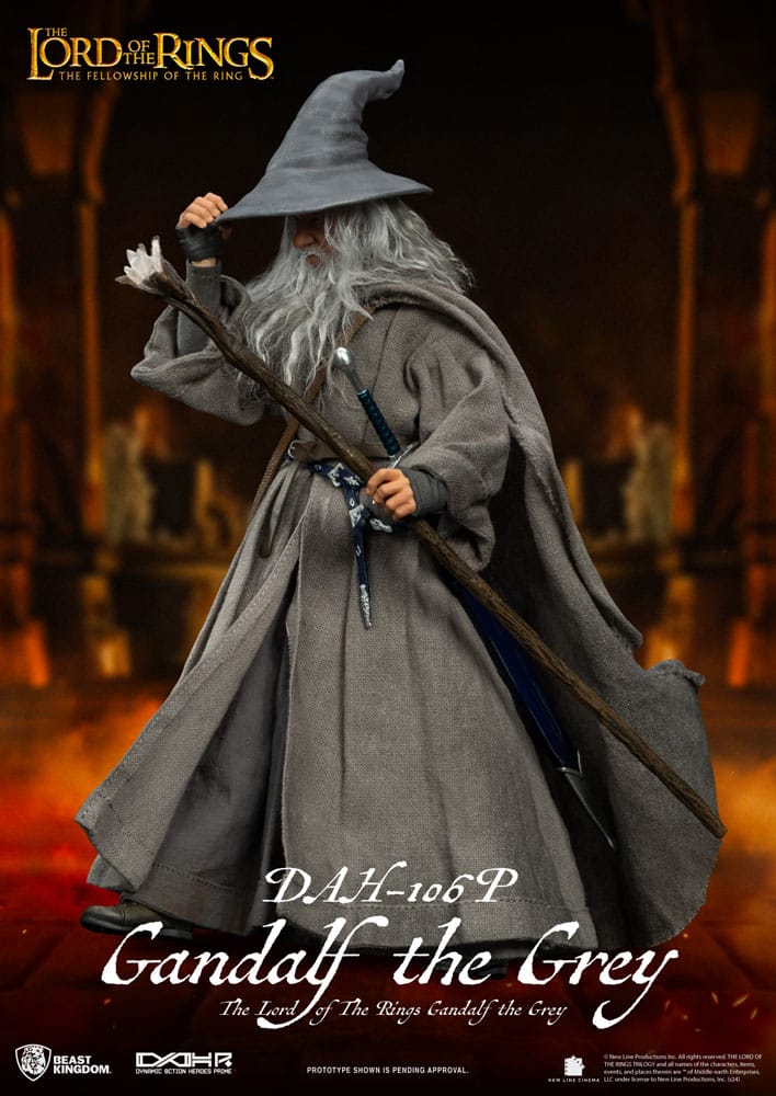 Lord of the Rings Dynamic 8ction Heroes Gandalf the Grey 21 cm 1/9 Action Figure