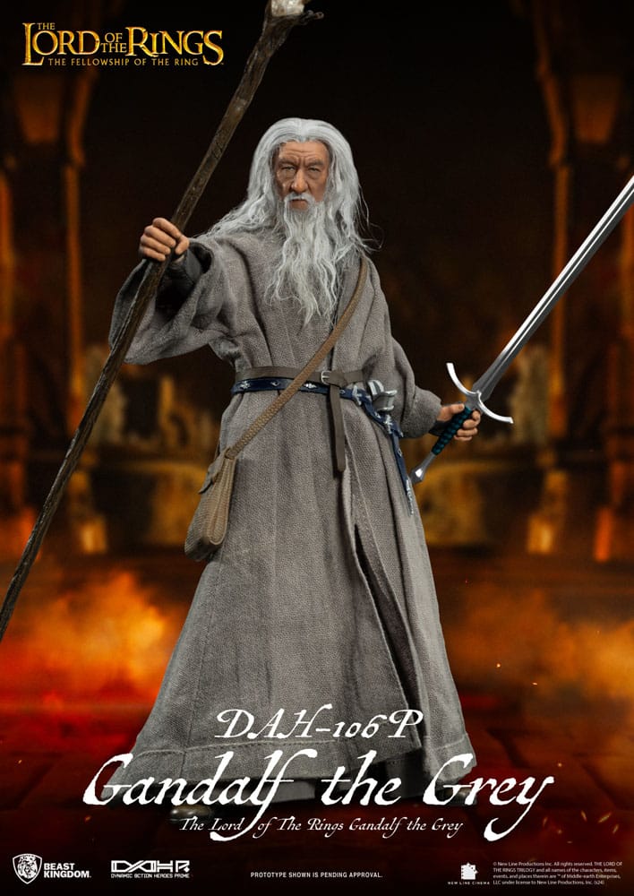 Lord of the Rings Dynamic 8ction Heroes Gandalf the Grey 21 cm 1/9 Action Figure
