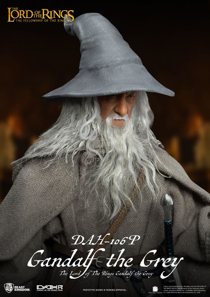 Lord of the Rings Dynamic 8ction Heroes Gandalf the Grey 21 cm 1/9 Action Figure