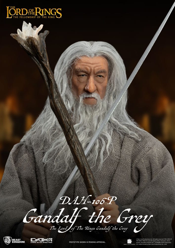 Lord of the Rings Dynamic 8ction Heroes Gandalf the Grey 21 cm 1/9 Action Figure