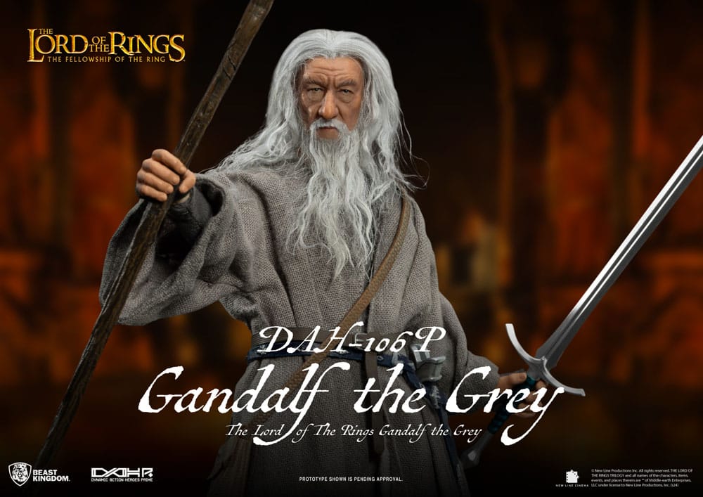 Lord of the Rings Dynamic 8ction Heroes Gandalf the Grey 21 cm 1/9 Action Figure