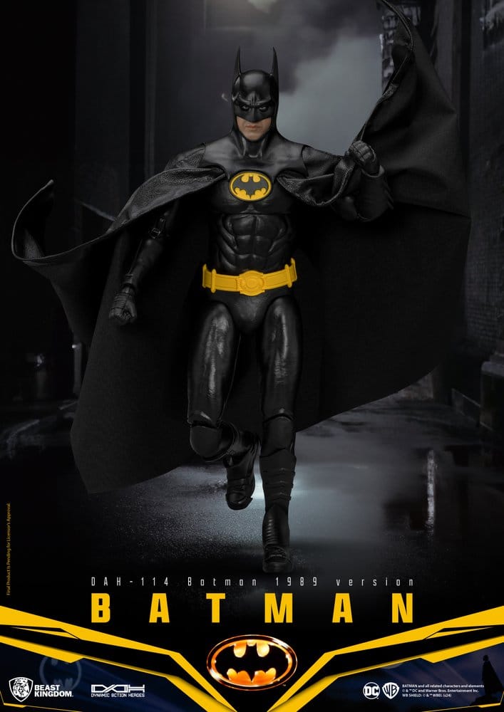 DC Comics Dynamic 8ction Heroes Action Figure Batman 1989 Standard Version 21 cm
