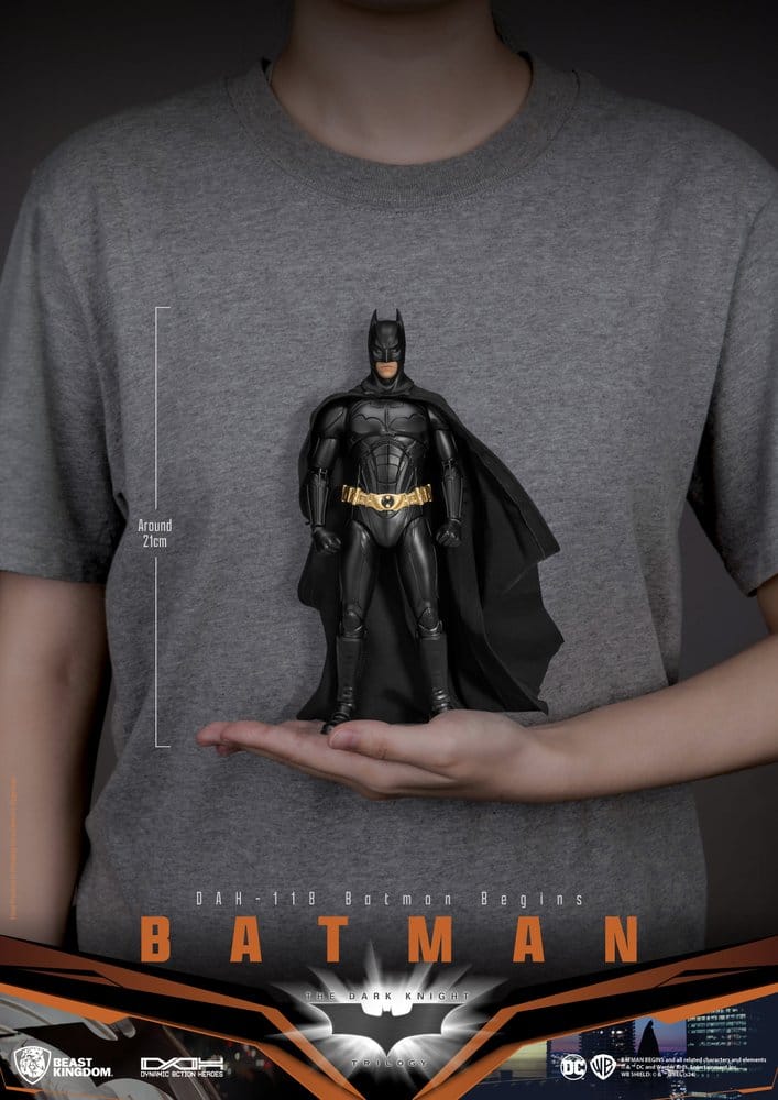 DC Comics Dynamic 8ction Heroes Action Figure Batman (Batman Begins) 21 cm