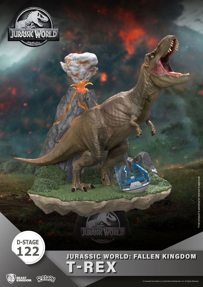 Jurassic World Fallen Kingdom D-Stage T-Rex 13 cm Reproduction PVC Diorama