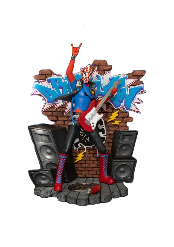 Marvel Spider-Man: Across the Spider-Verse Part One, Spider-Punk 15 cm D-Stage PVC Diorama