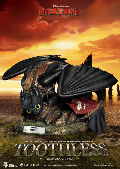 How To Train Your Dragon Toothless 24 cm Master Craft Statue