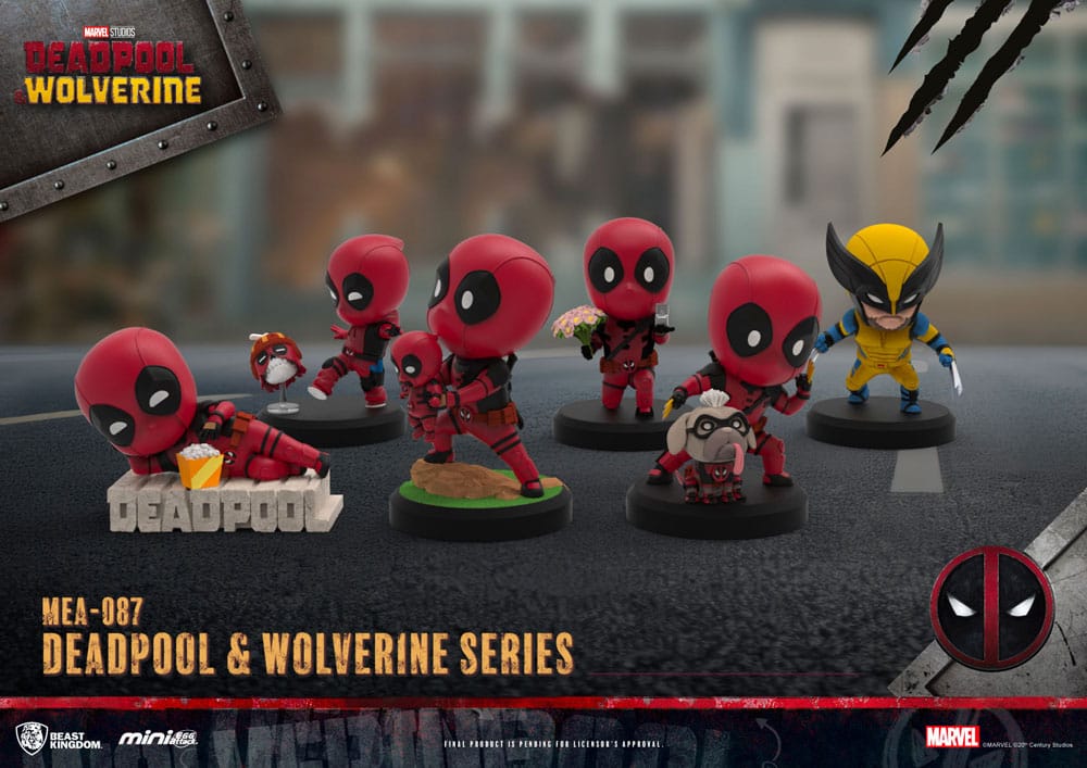 Deadpool 3 Deadpool & Wolverine Series 8 cm Mini Egg Attack Figures