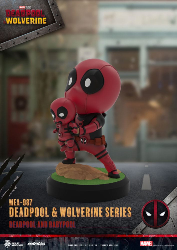 Deadpool 3 Deadpool & Wolverine Series 8 cm Mini Egg Attack Figures