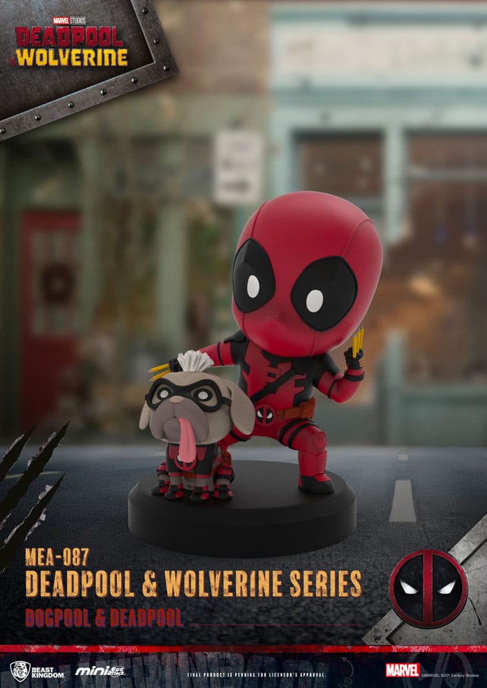 Deadpool 3 Deadpool & Wolverine Series 8 cm Mini Egg Attack Figures