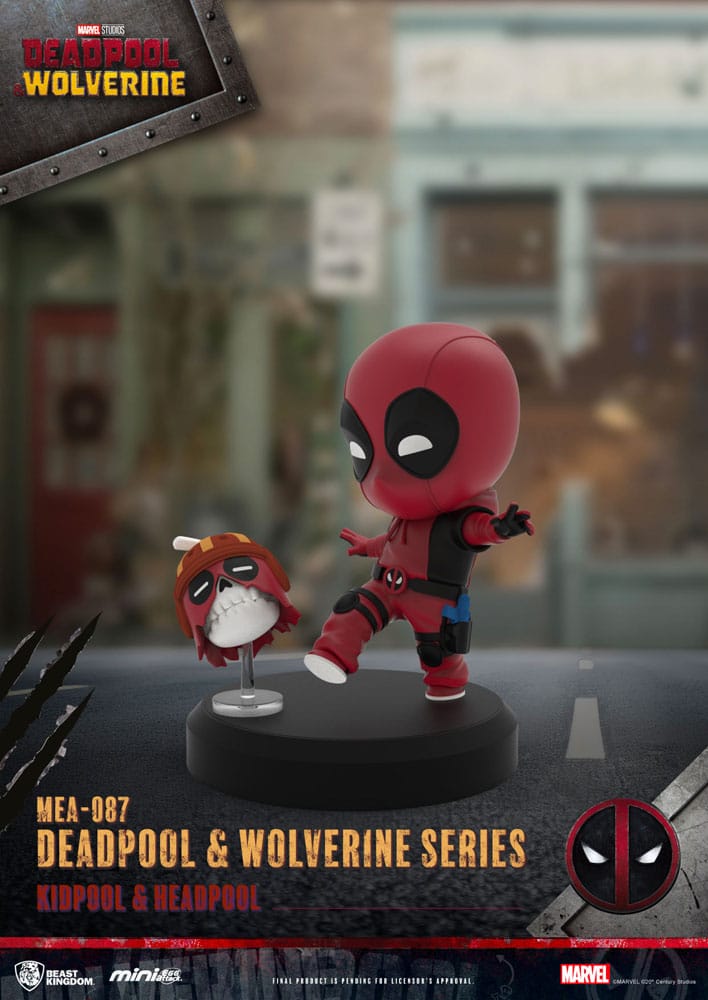 Deadpool 3 Deadpool & Wolverine Series 8 cm Mini Egg Attack Figures