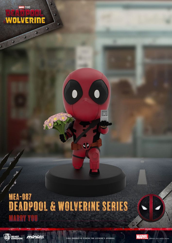 Deadpool 3 Deadpool & Wolverine Series 8 cm Mini Egg Attack Figures