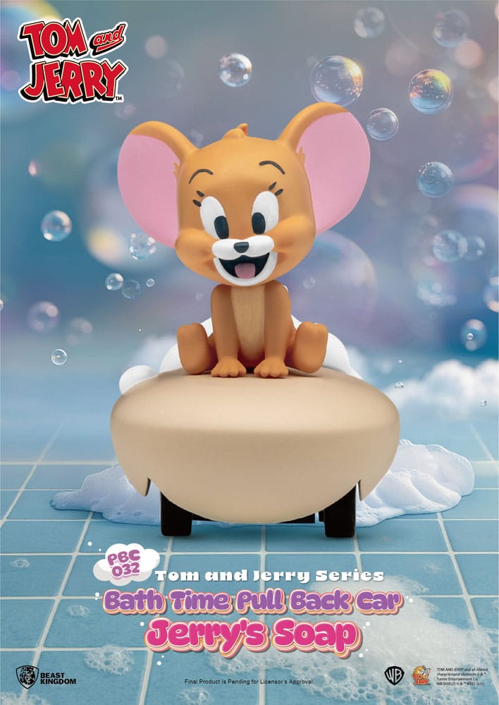 Tom & Jerry Pull Back Cars Bath Time Blind Box 6-Pack