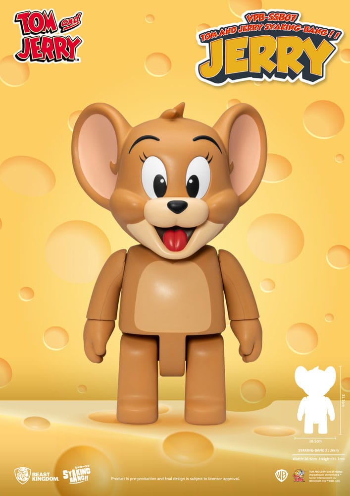 Tom & Jerry Syaking Bang Jerry 30 cm PVC Figure