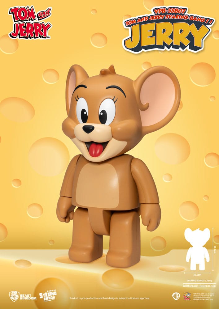 Tom & Jerry Syaking Bang Jerry 30 cm PVC Figure