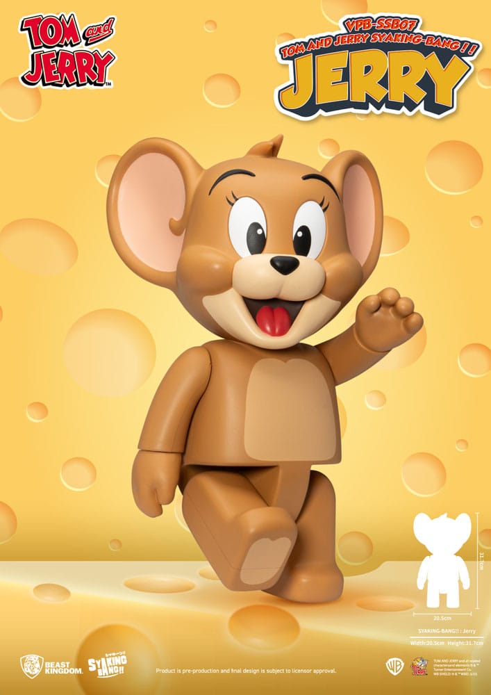Tom & Jerry Syaking Bang Jerry 30 cm PVC Figure