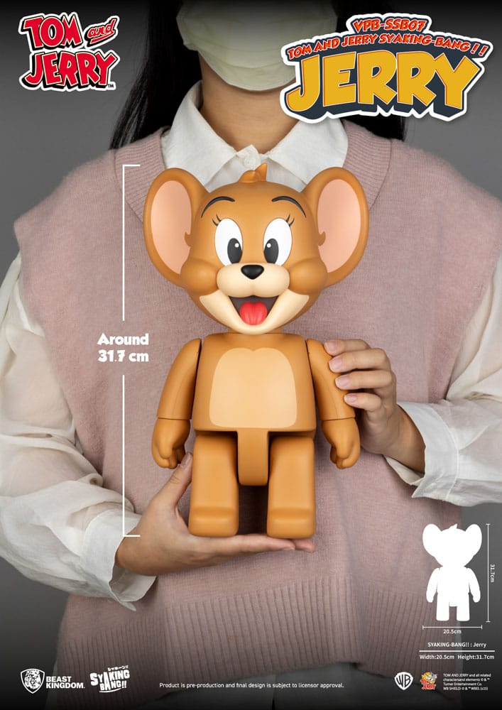 Tom & Jerry Syaking Bang Jerry 30 cm PVC Figure