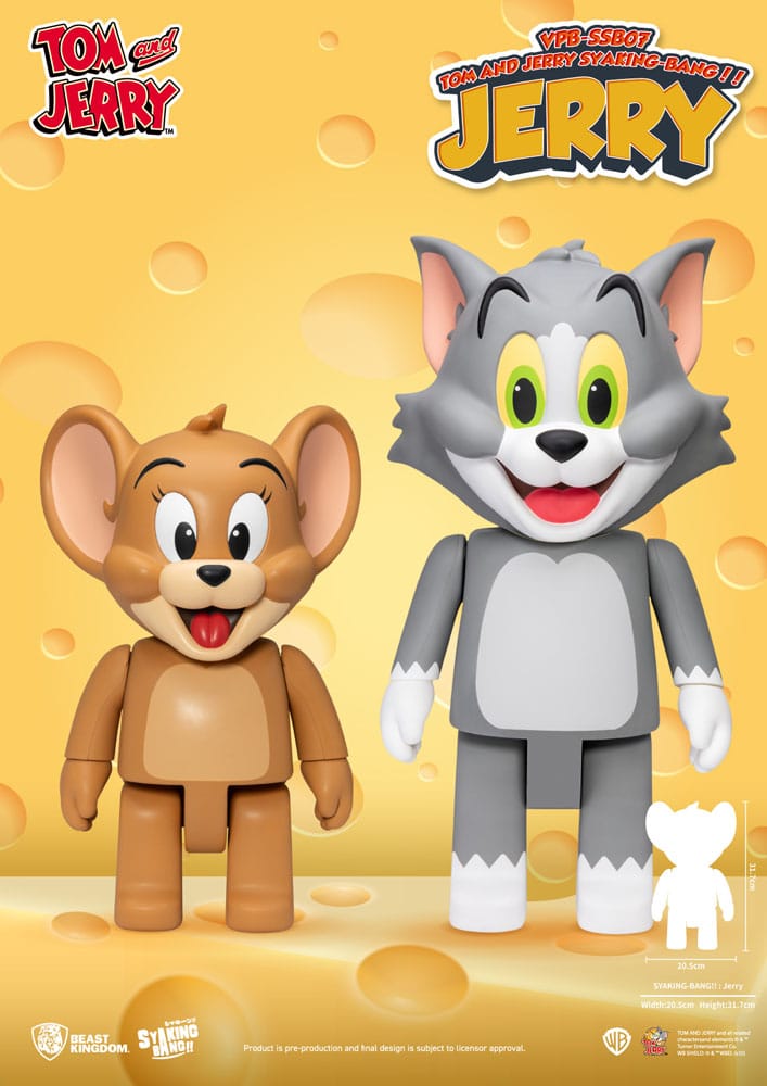 Tom & Jerry Syaking Bang Jerry 30 cm PVC Figure
