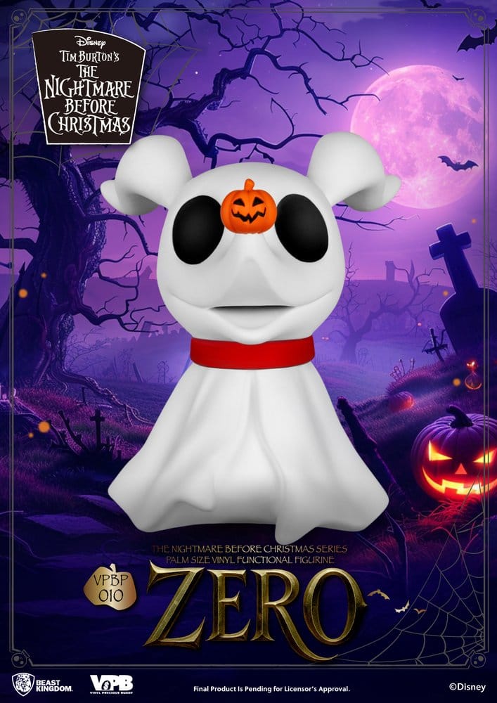 The Nightmare Before Christmas Palm Size Figure Bank Zero 11 cm