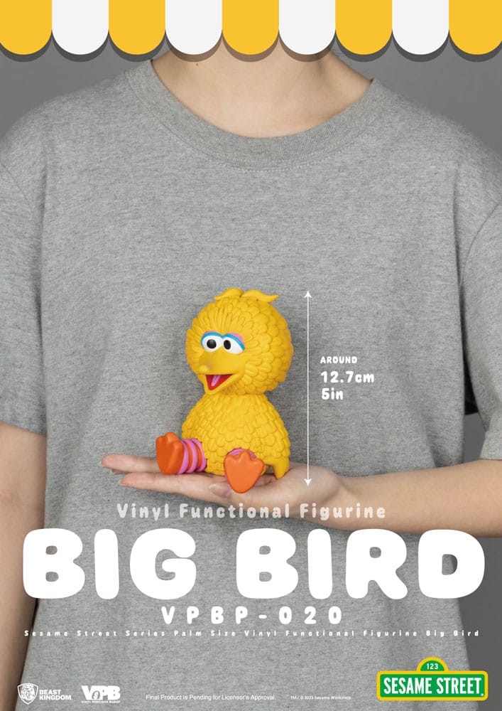 Sesame Street Piggy Vinyl Bank Big Bird 12 cm