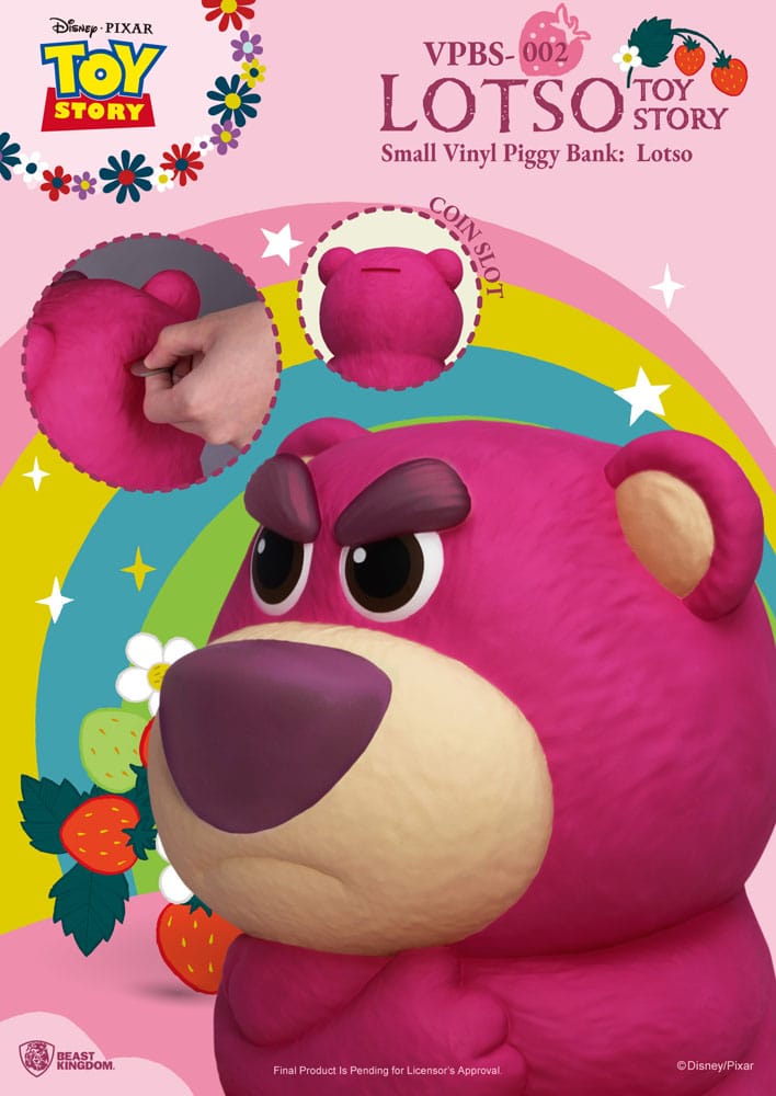 Disney Pixar Toy Story Lotso 24 cm Piggy Vinyl Bank