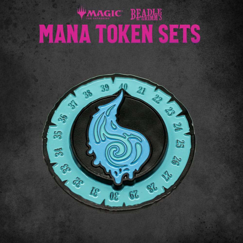 Magic the Gathering Blue Mana Dice and Token Pack